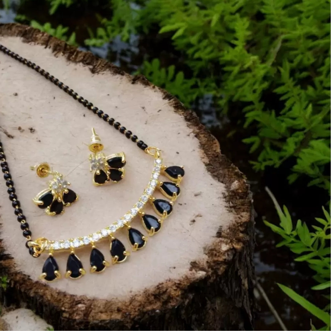 2 Black Beads Mangalsutra – Simple, Elegant, and Symbolic