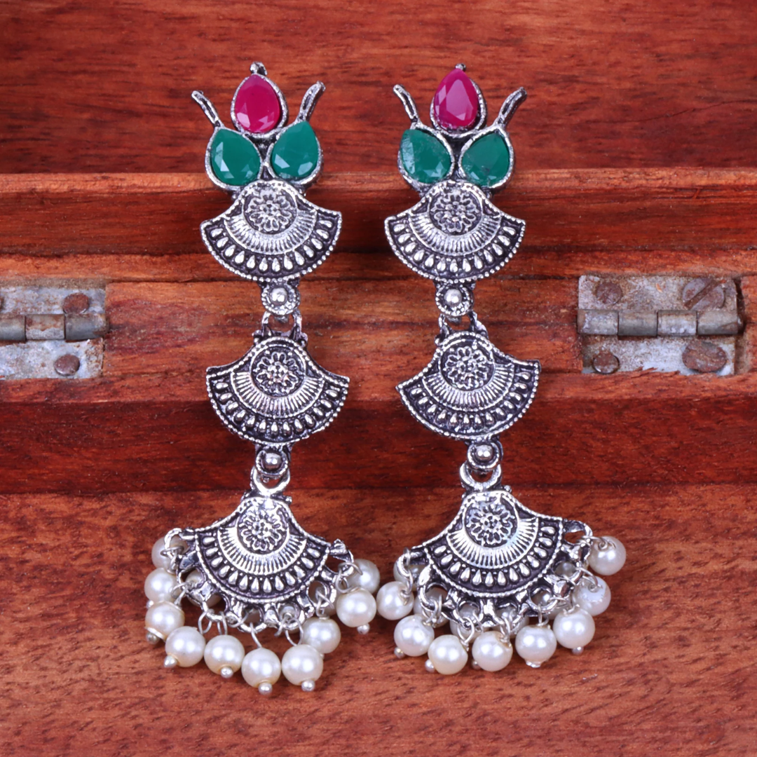 Long Jhumki - Multi-Color