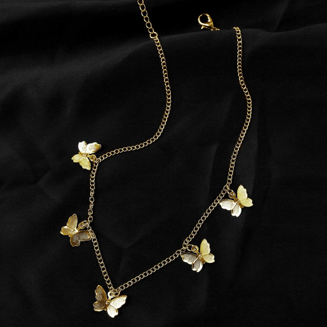 Golden Butterfly Pendant for Girls