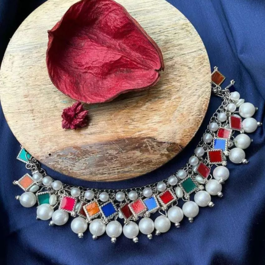 Multi-Color Beautiful Alloy Necklace