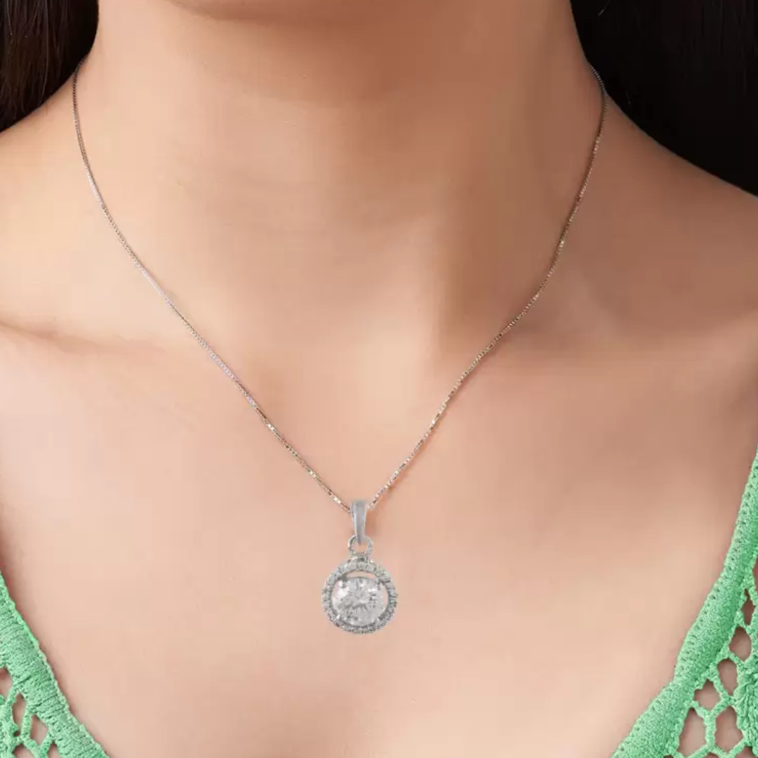 Circle White Stone: Pure Elegance and Timeless Beauty