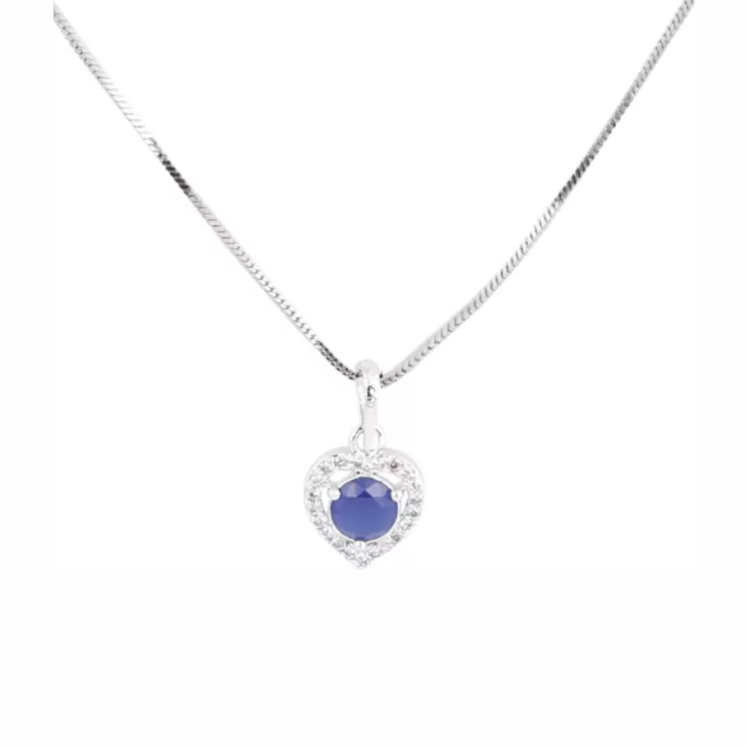 Heart-Shaped Blue Stone: A Beautiful Expression of Love and Tranquility