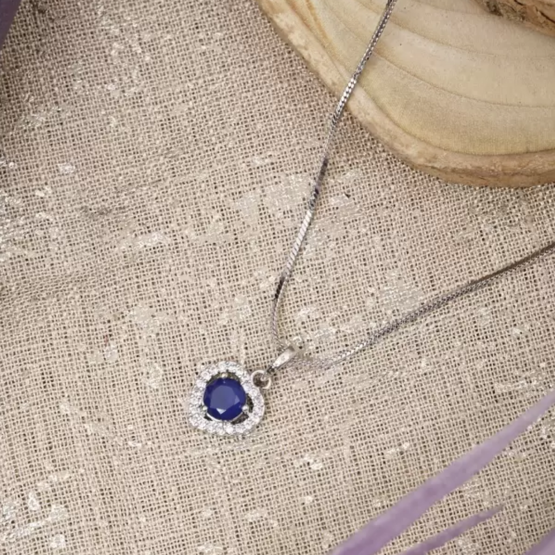 Heart-Shaped Blue Stone: A Beautiful Expression of Love and Tranquility