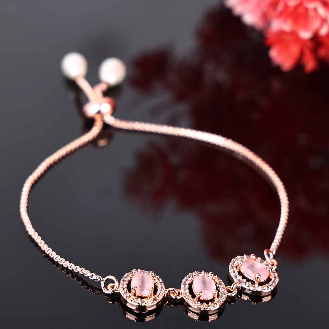 AD Round Pink Bracelet: A Touch of Soft Elegance and Timeless Charm