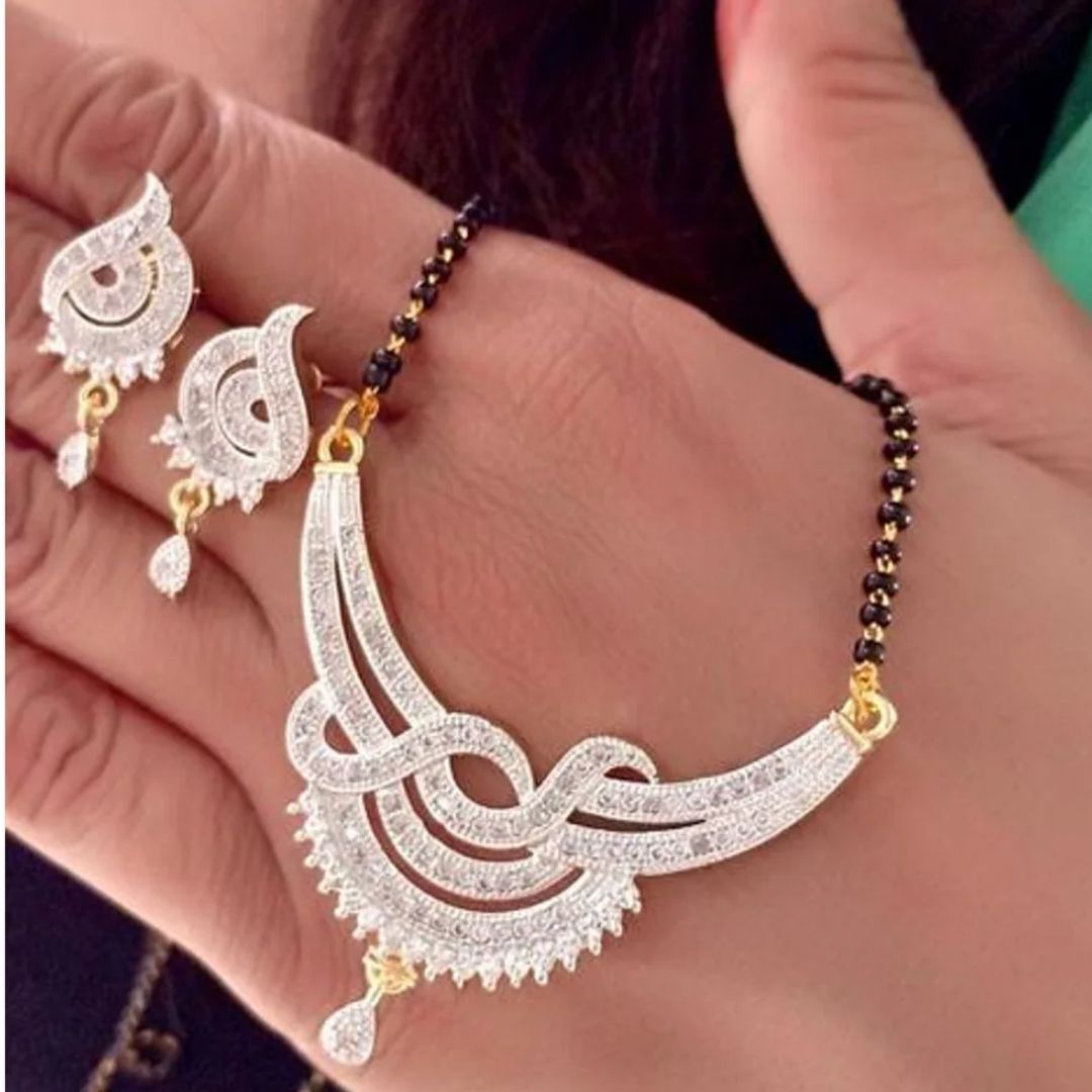 AD Round Mangalsutra - A Timeless Symbol of Elegance and Tradition