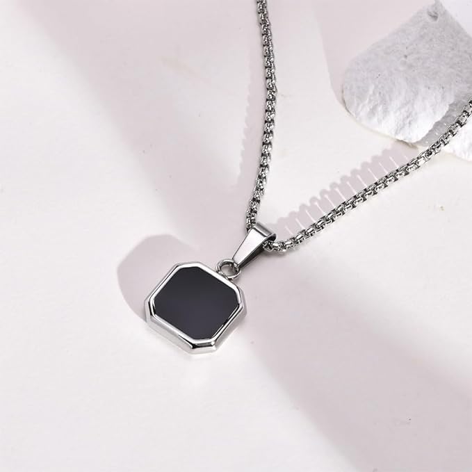 Midnight Valor Octagon Pendant