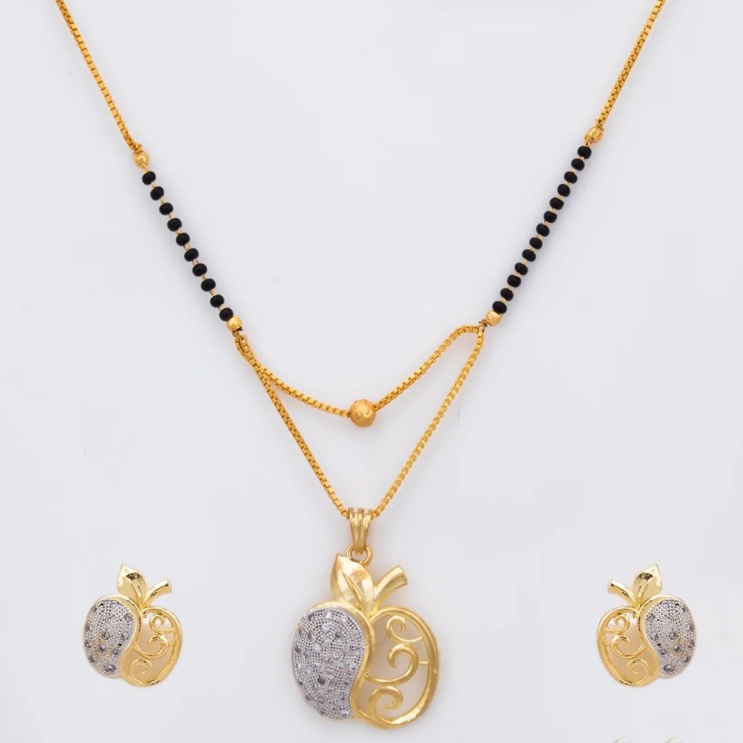 AD Diamond Shine Artificial Mangalsutra - A Sparkling Symbol of Love and Tradition