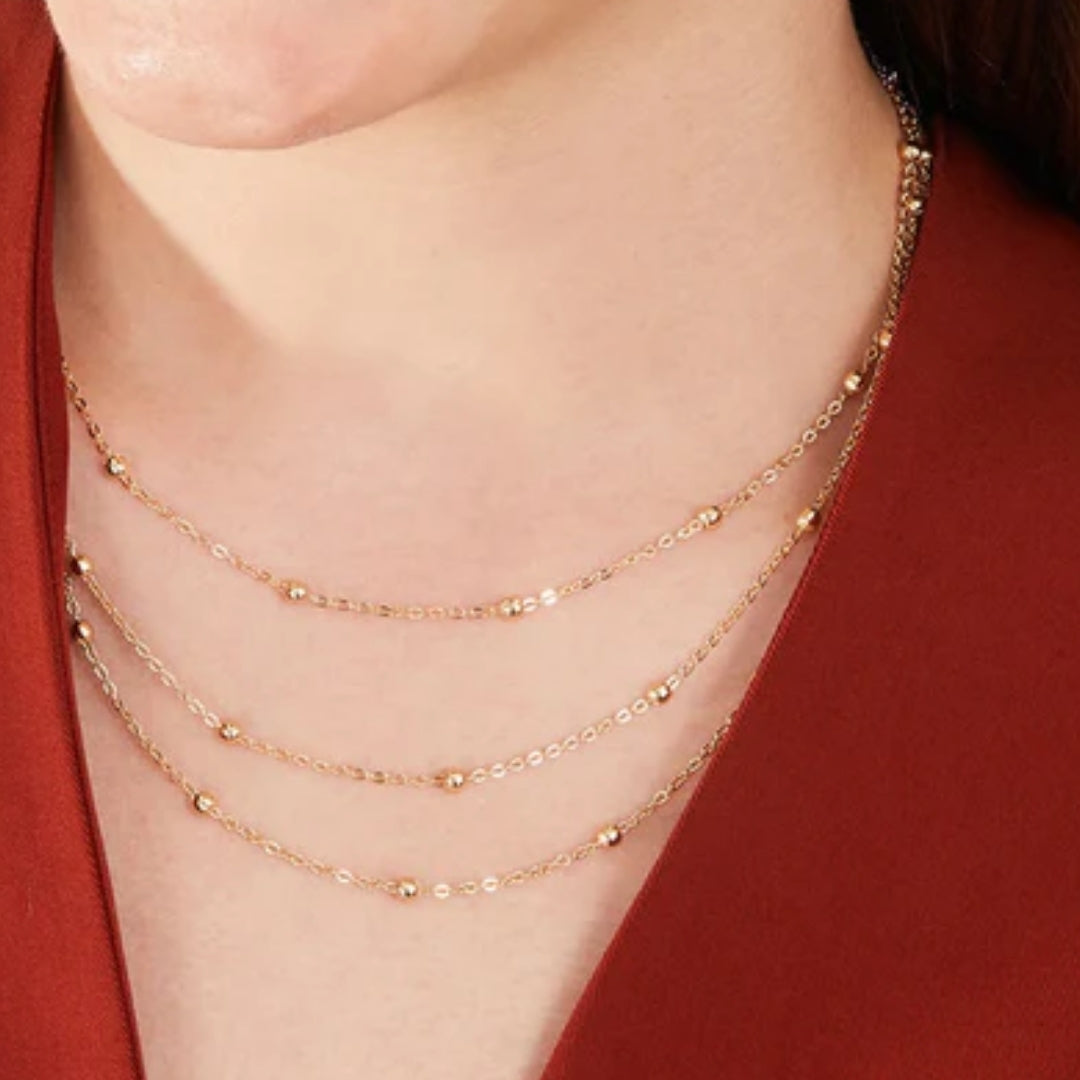 New Layer Golden Pendant - A Modern Twist on Timeless Elegance