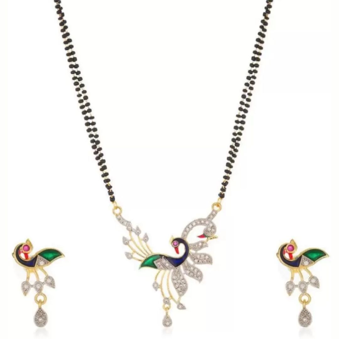 Big Peacock Mangalsutra - A Majestic Symbol of Elegance and Tradition