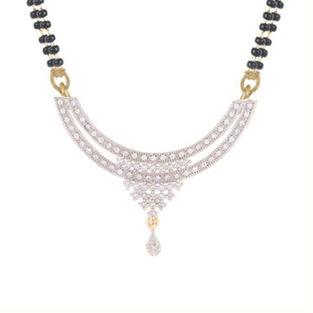 Center Jaali Mangalsutra - A Timeless Tradition with Elegant Detailing