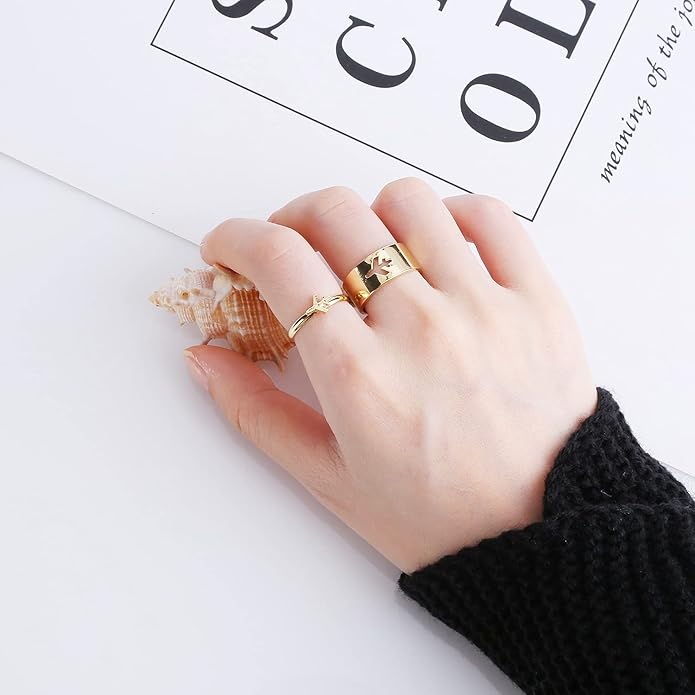 Matching Airplane Rings for Couples