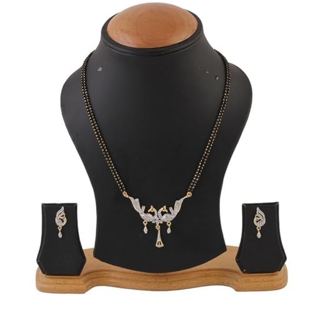 Chota Double Peacock Mangalsutra - A Subtle Yet Elegant Symbol of Grace and Beauty