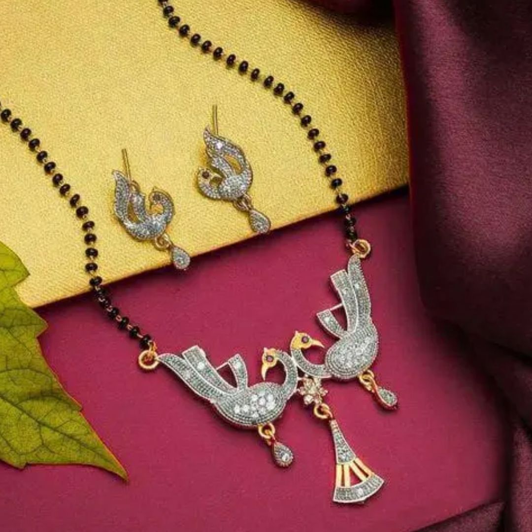Chota Double Peacock Mangalsutra - A Subtle Yet Elegant Symbol of Grace and Beauty