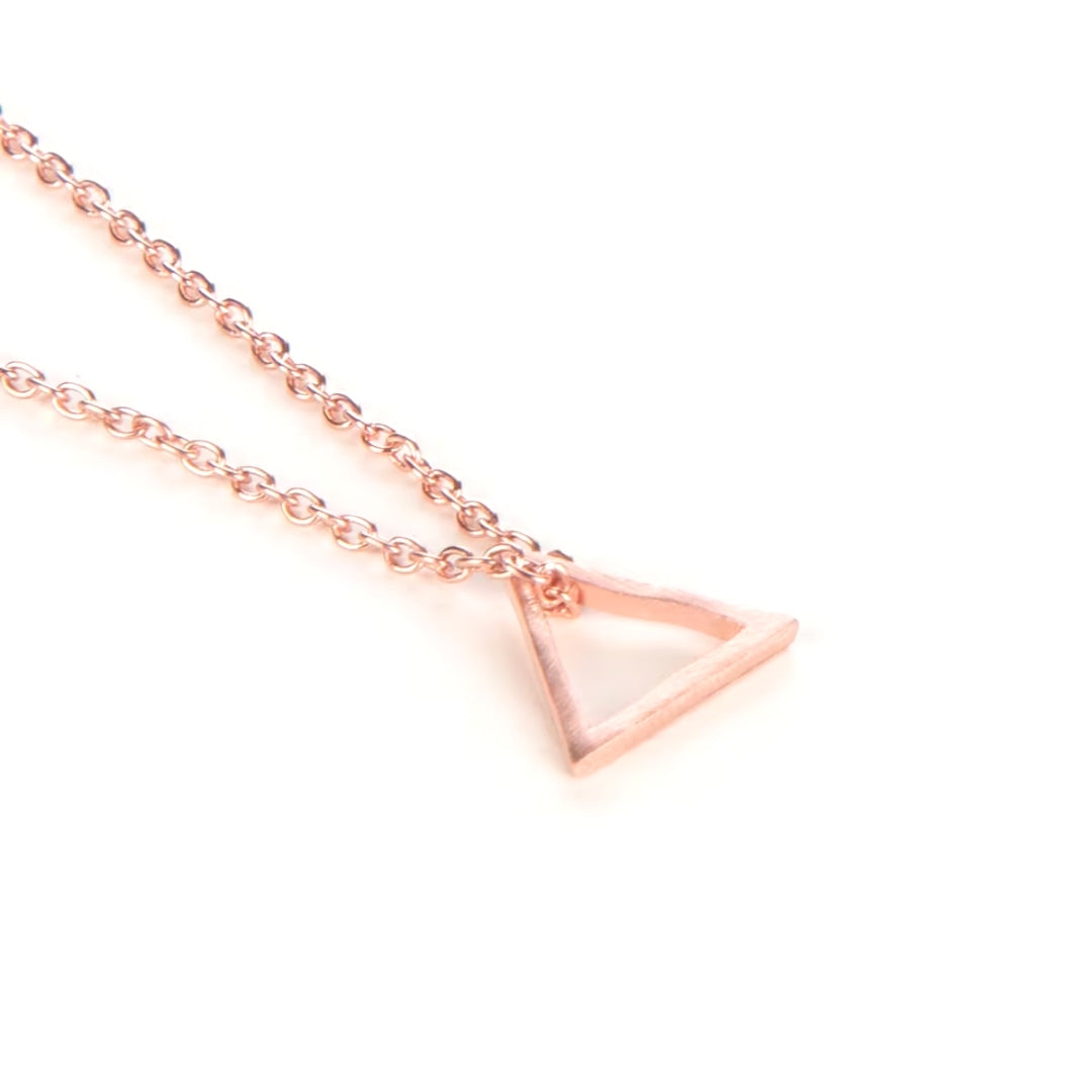 Triangle Pendant - A Modern Symbol of Strength and Balance