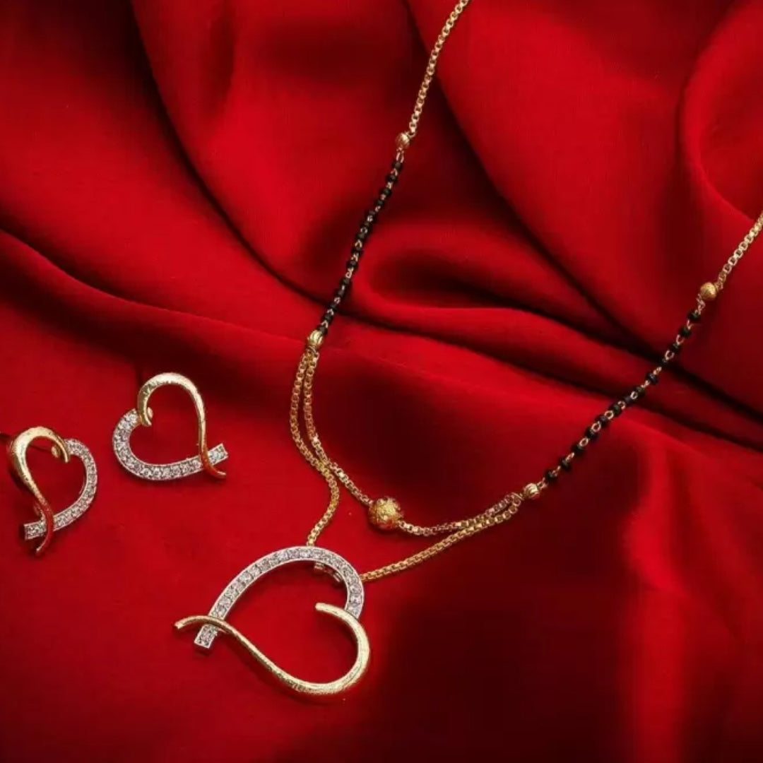 Heart Shape Mangalsutra – Symbol of Love and Commitment