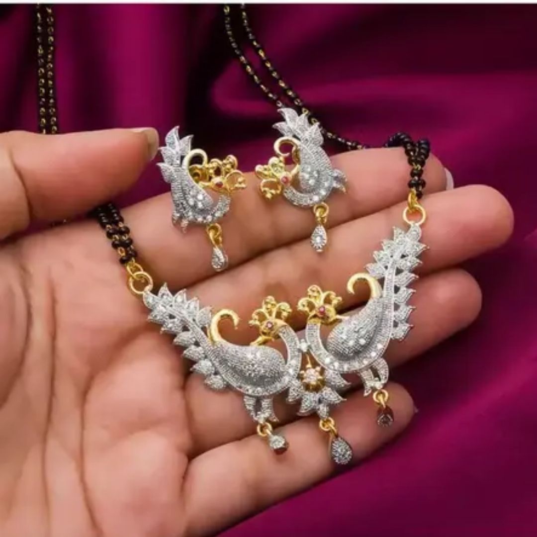 Double Peacock Mangalsutra - A Symbol of Grace and Royalty