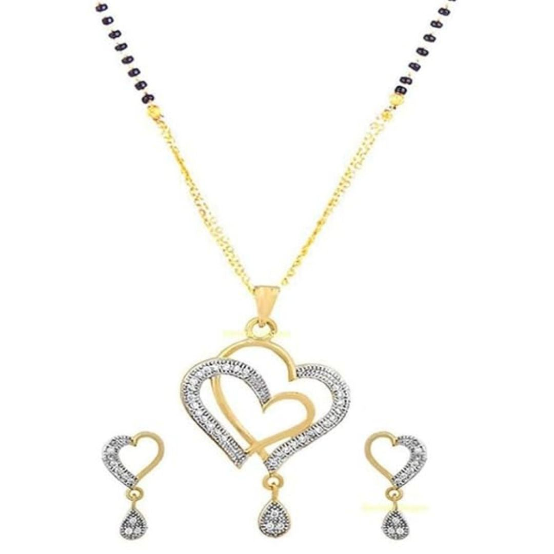 Double Heart Mangalsutra - A Symbol of Love and Unity
