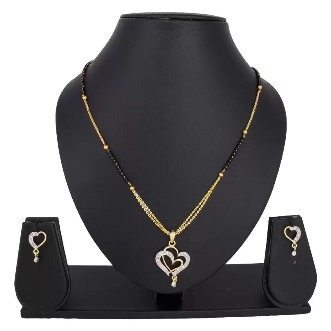 Double Heart Mangalsutra - A Symbol of Love and Unity