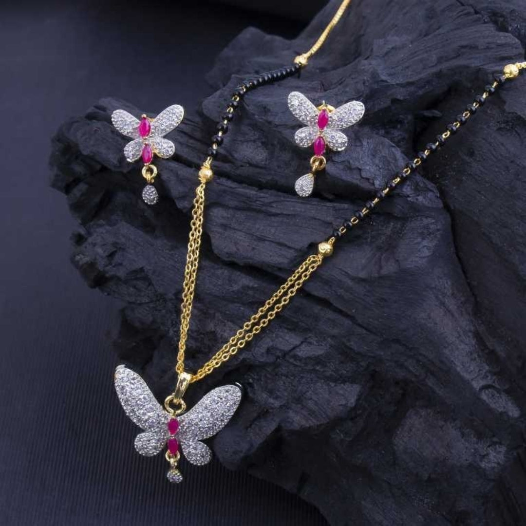 Butterfly Chain Mangalsutra – Elegant Symbol of Transformation and Love