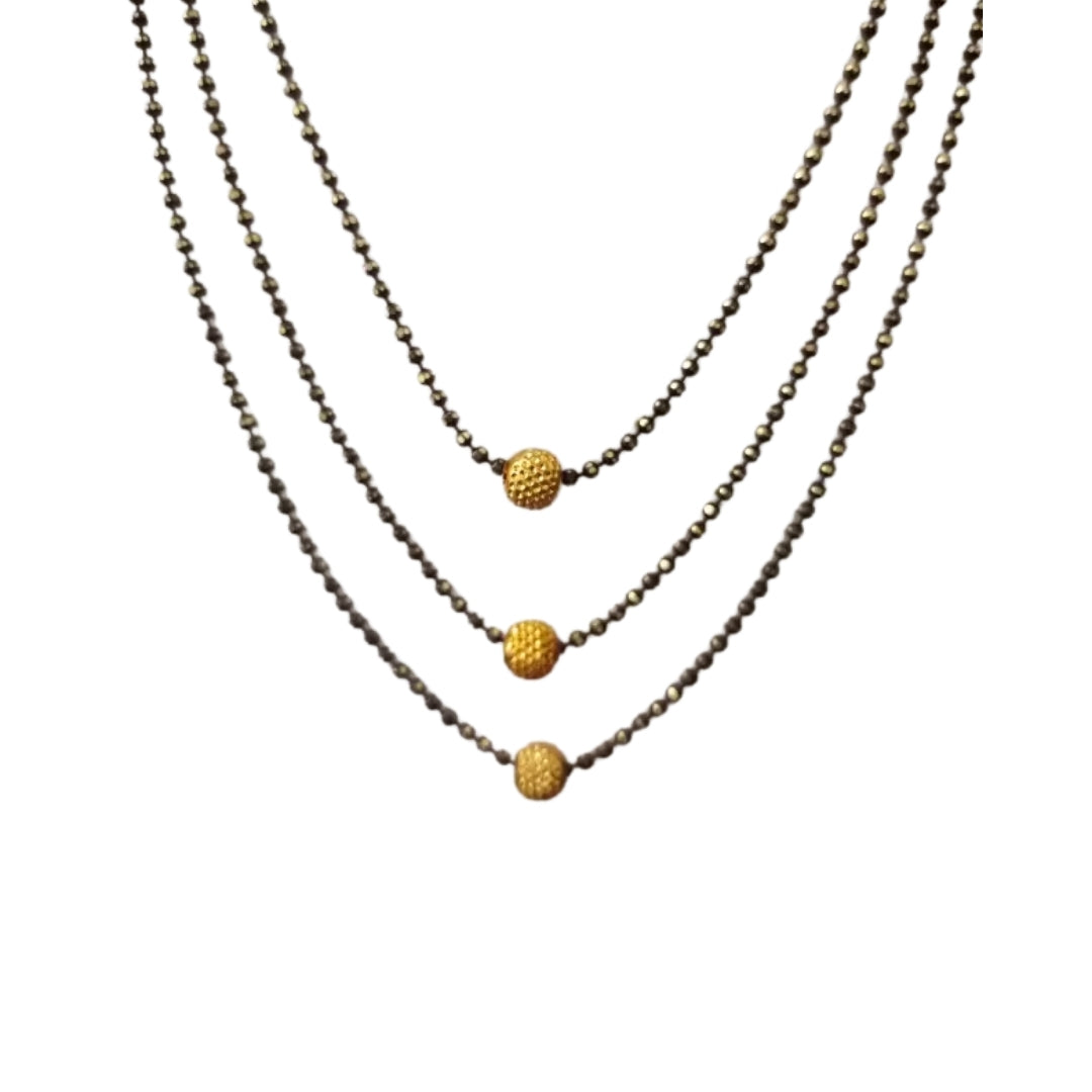3-Layer Mangalsutra Chain – Traditional Elegance Meets Contemporary Design