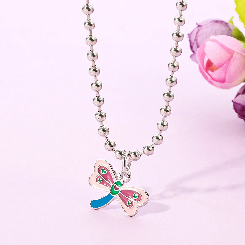 Cute Butterfly , Dragonfly, and heart shape pendents
