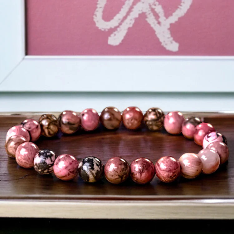 Matrix Rhodonite Bracelet