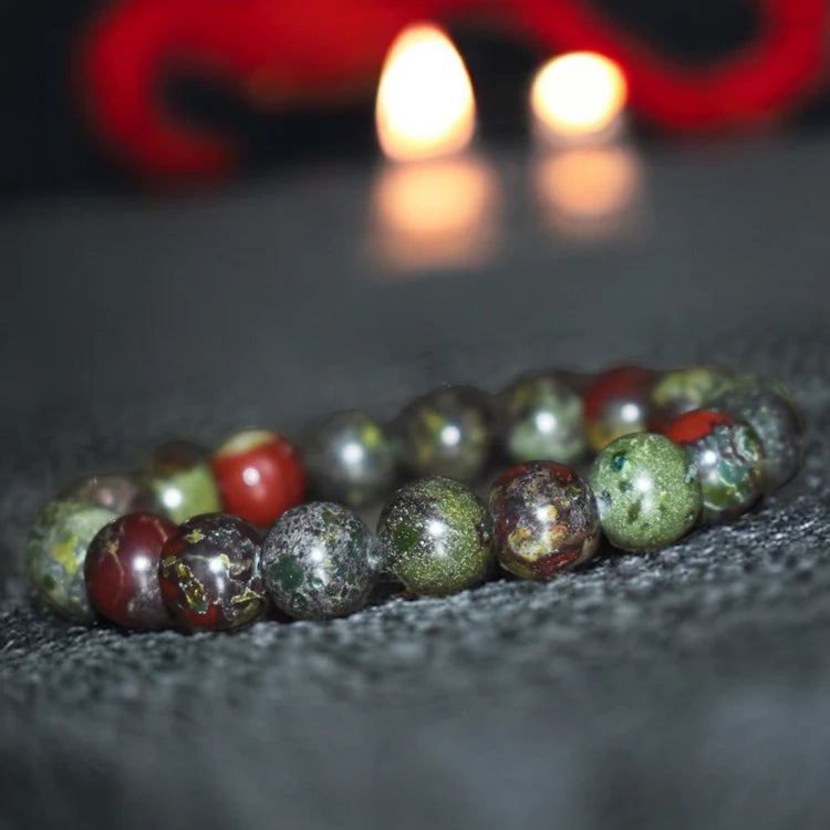 Dragon Bloodstone Bracelet