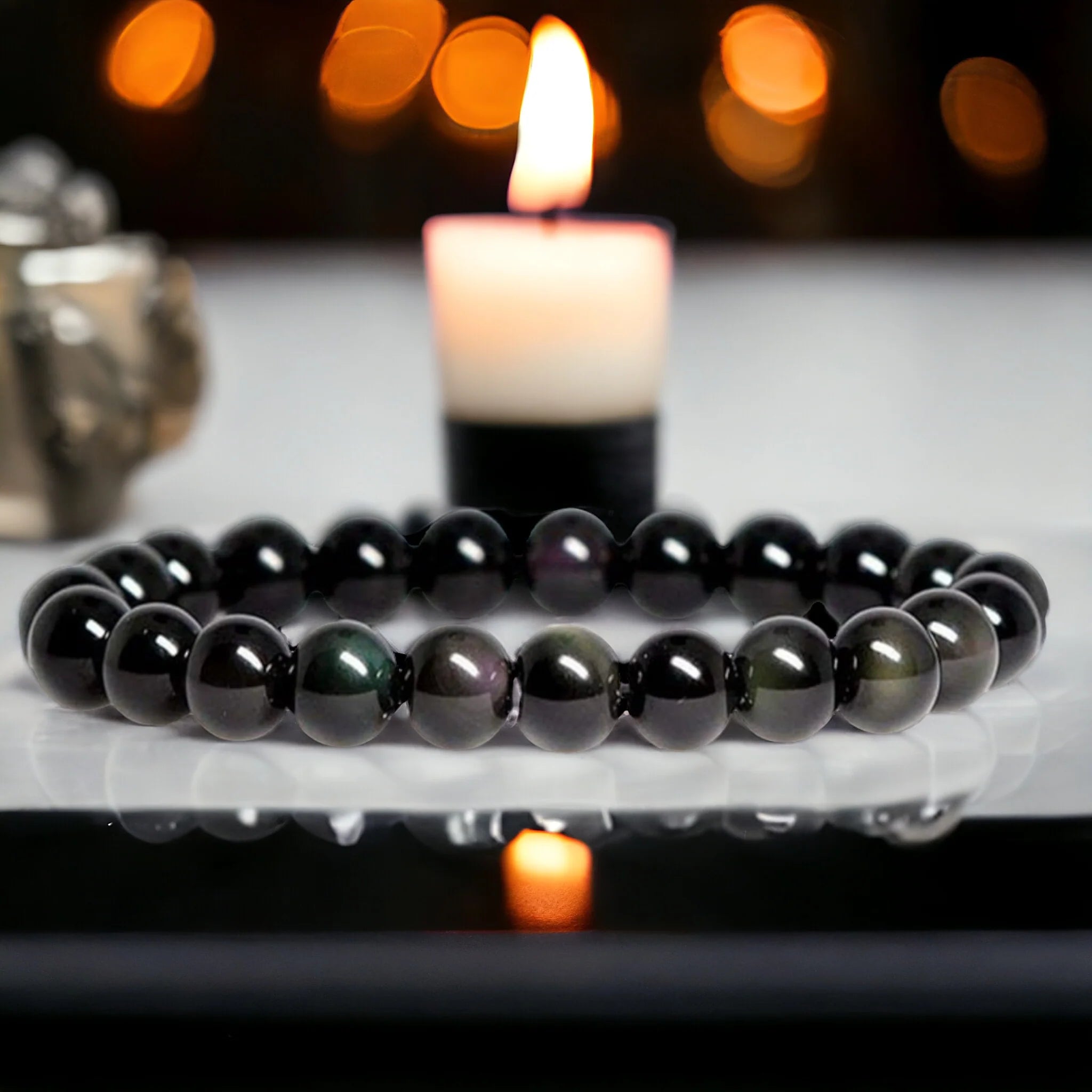 Rainbow Obsidian Bracelet