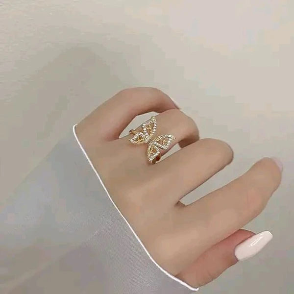 Korean Open Butterfly Ring