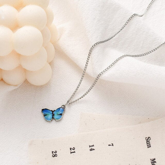 Butterfly neck chain