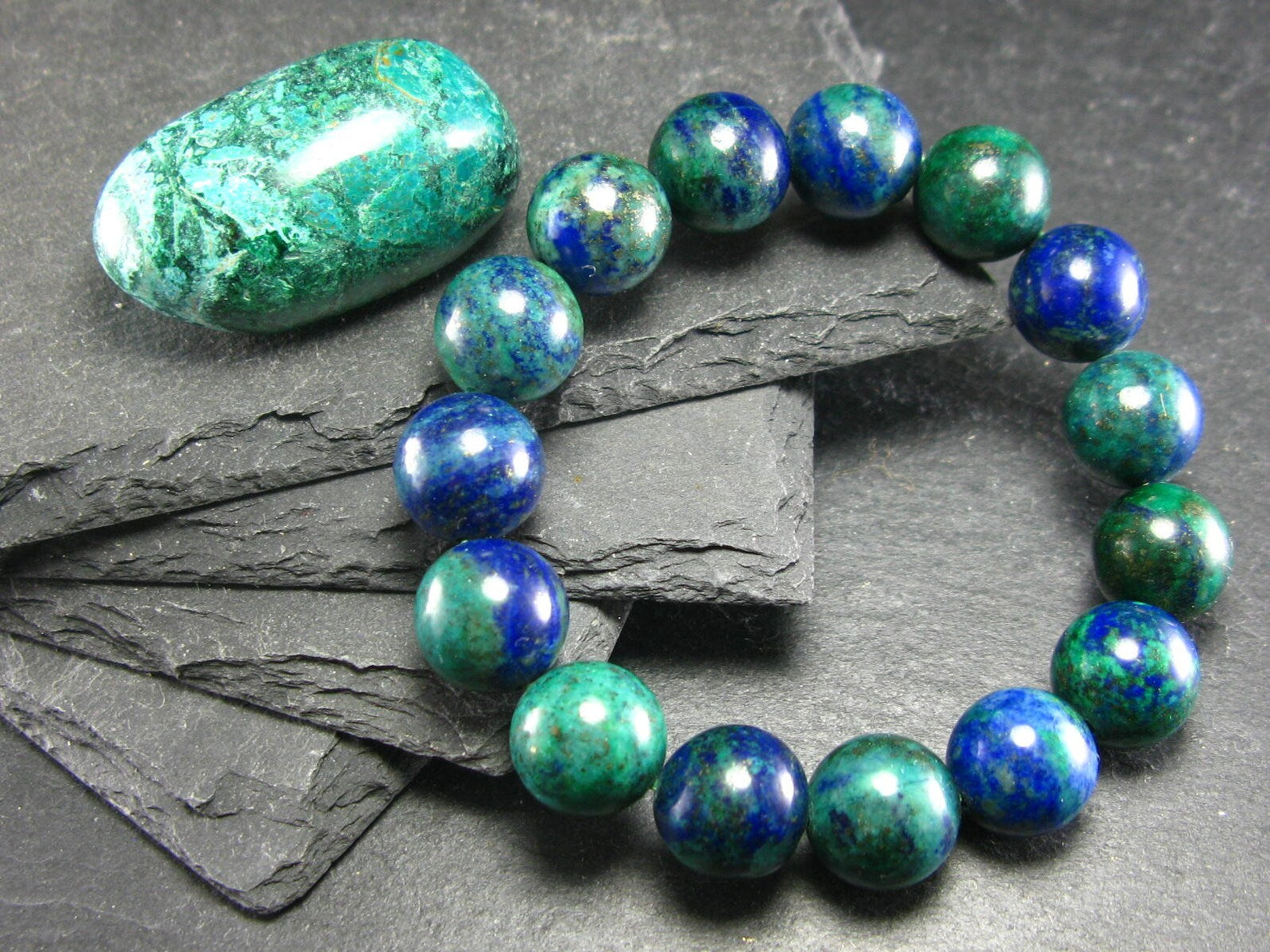 Lapis Chrysocolla Bracelet