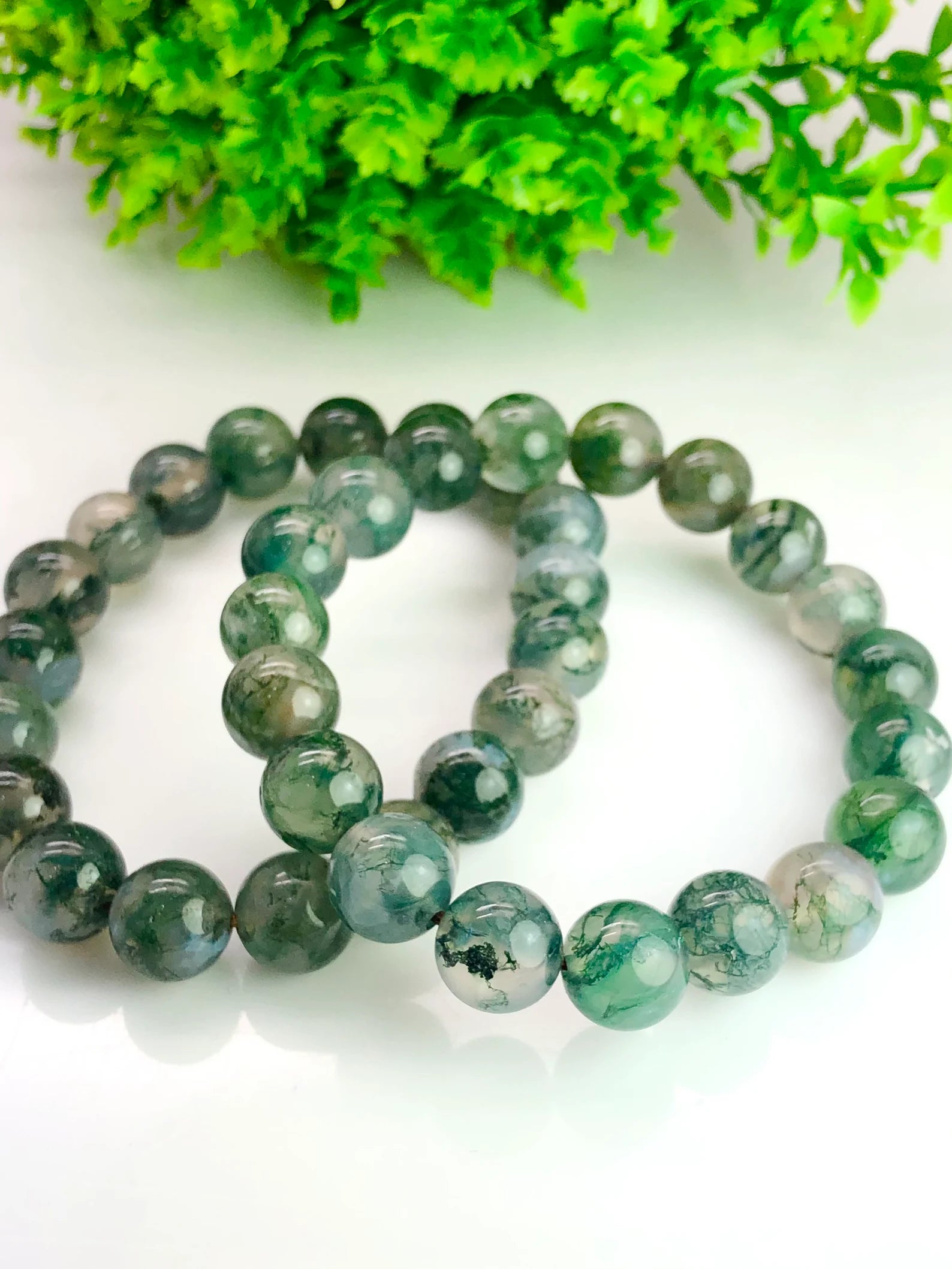 Moss Agate Bracelet