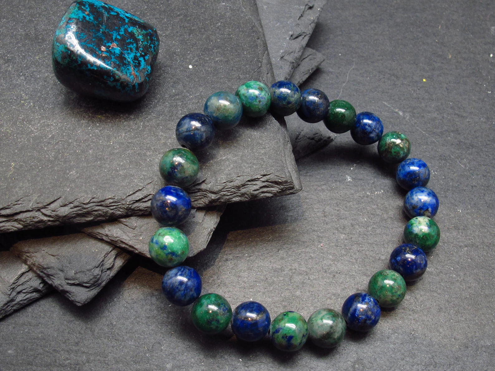 Lapis Chrysocolla Bracelet