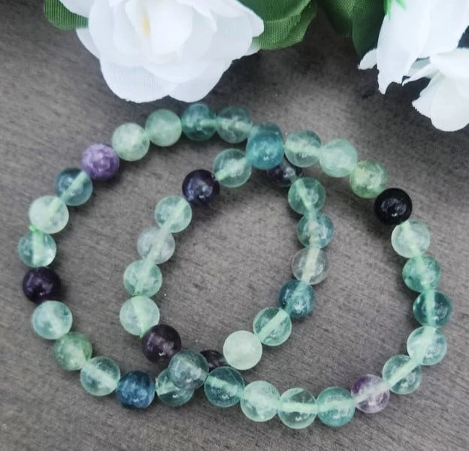 Clear Fluorite Bracelet