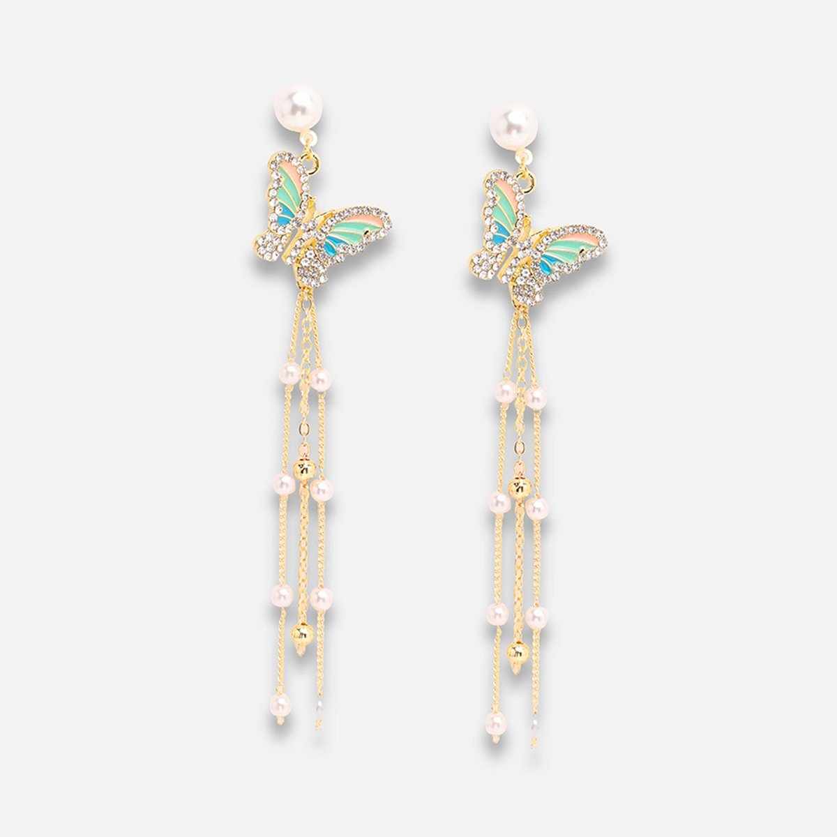 Trending Crystal butterfly Earrings