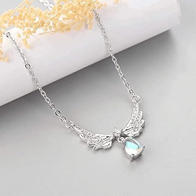 Angel wings necklace for women