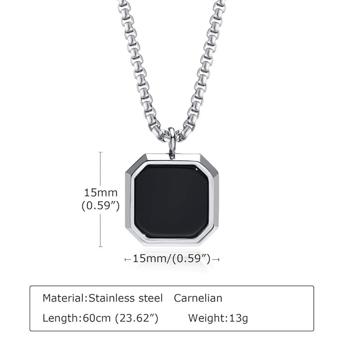 Midnight Valor Octagon Pendant