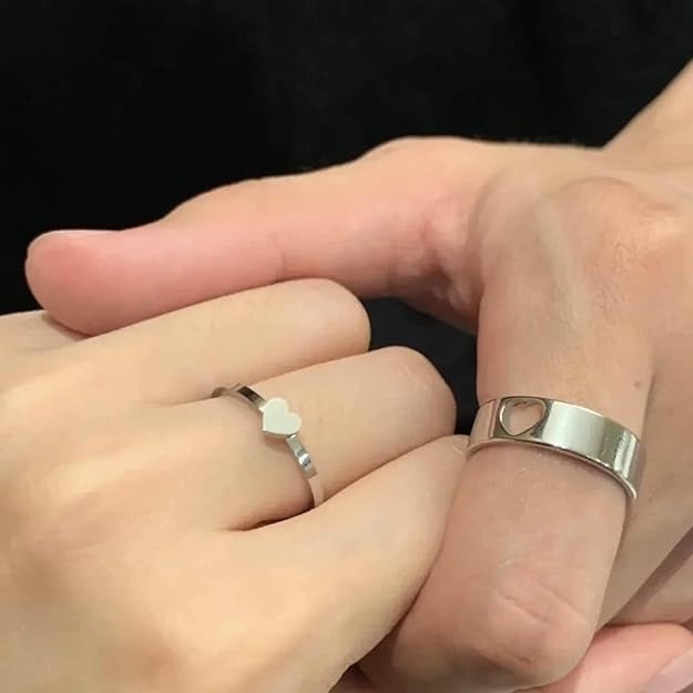 Couple Heart' Shape Korean Ring