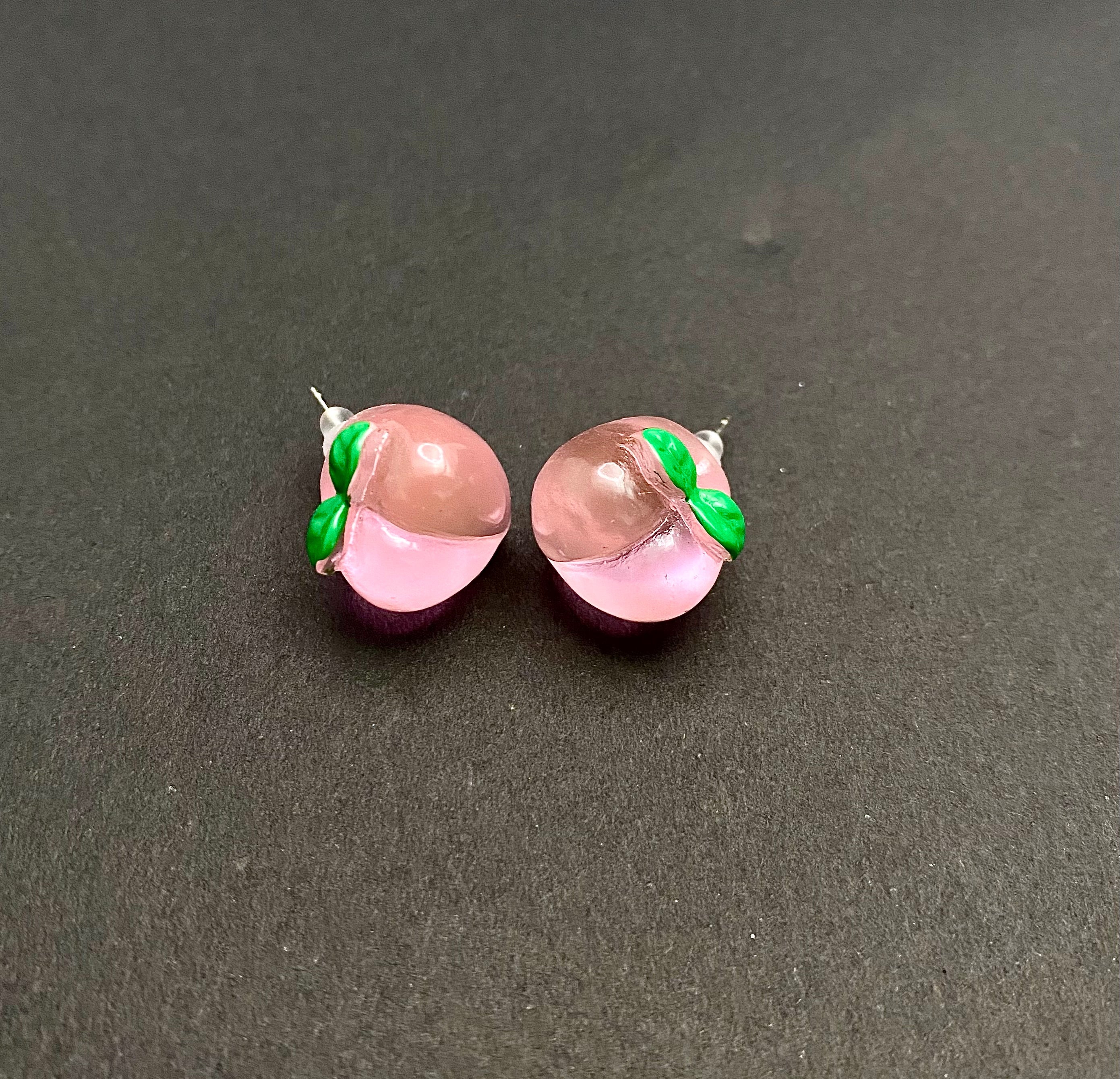 Resin Transparent Korean Earrings