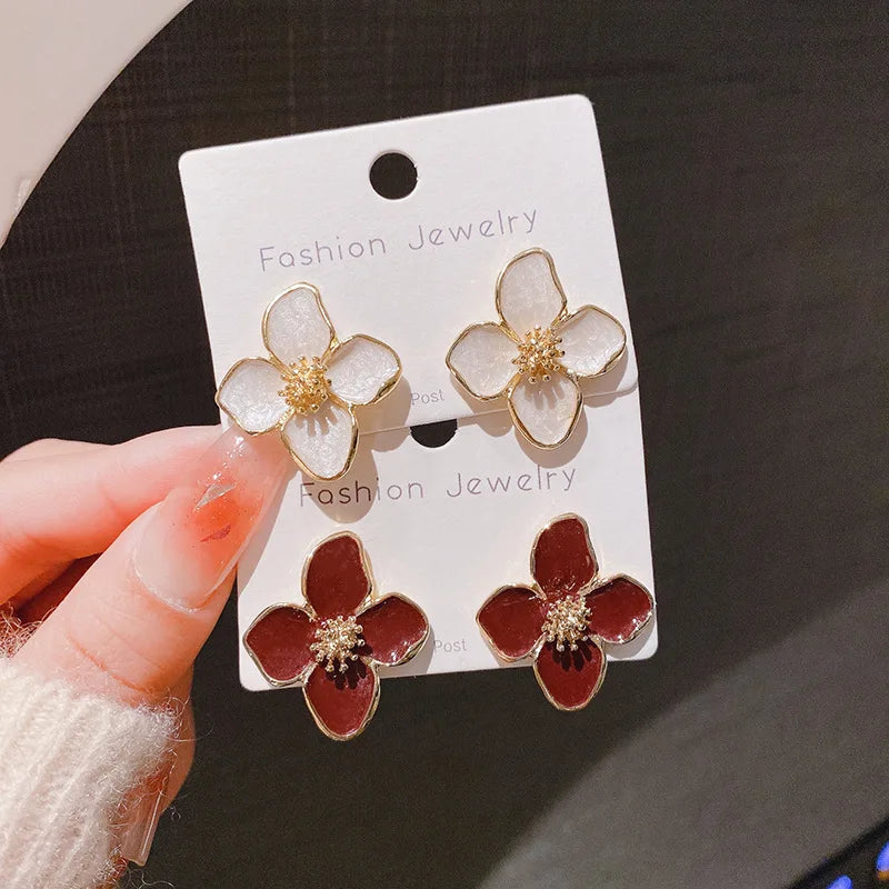 Flower Stud Earrings