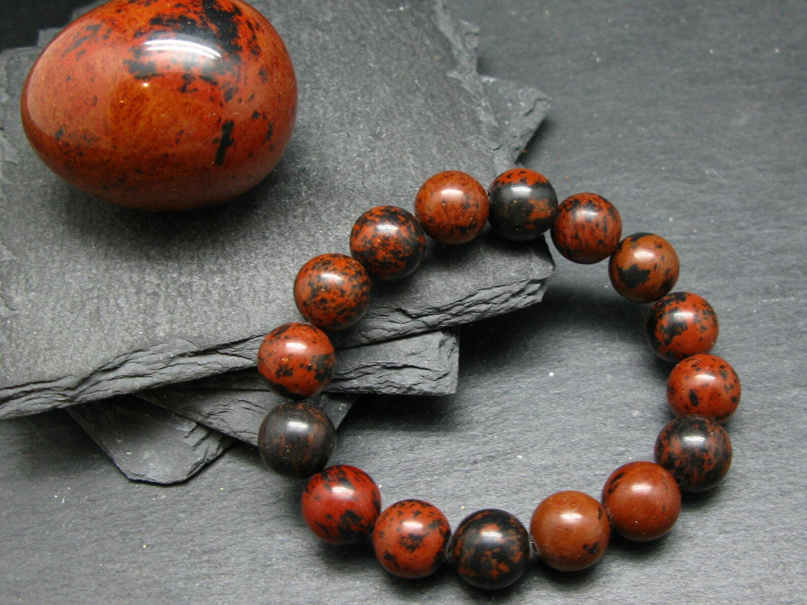 Mahogany Obsidian Bracelet