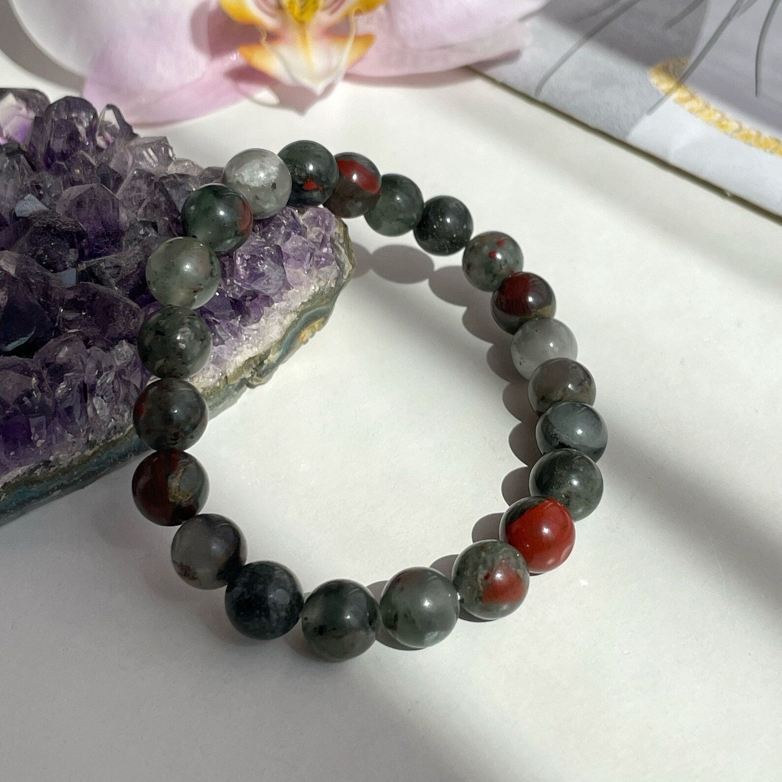 African Bloodstone Bracelet