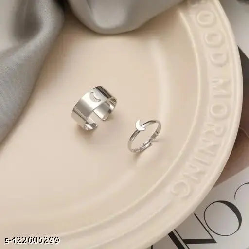 Promise Set Matching Couple Ring (Silver)