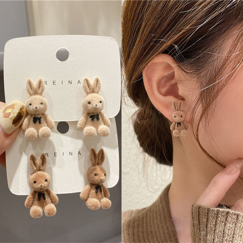 Teddy Bear Korean earring